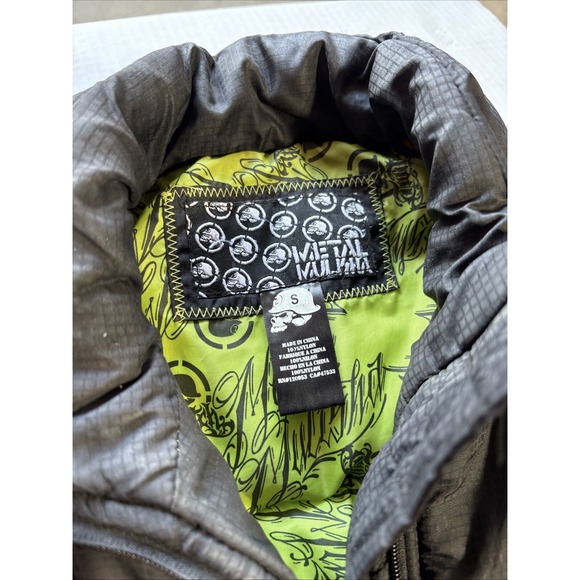 Metal Mulisha Men's Small Puffer Jacket. (Runs Like A Medium) - Picture 6 of 10